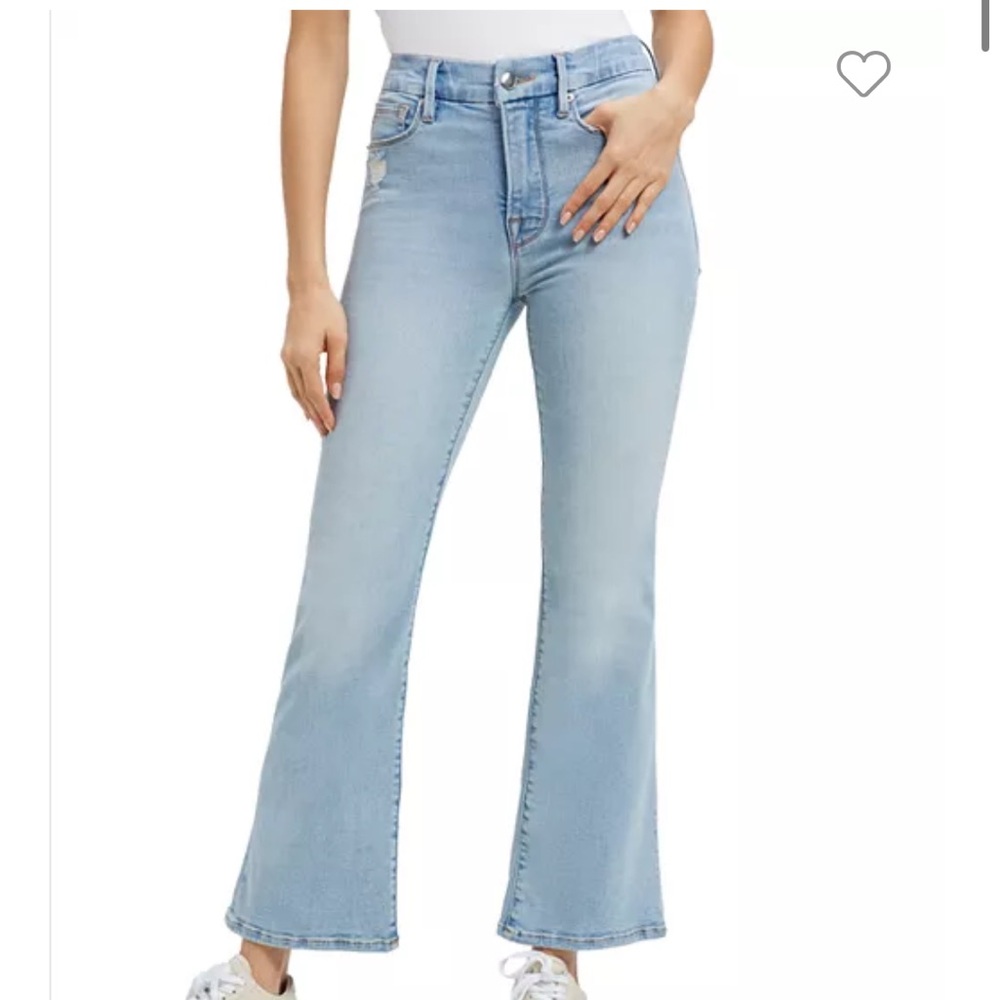 Good American
GLC High Rise Mini Bootcut Jeans